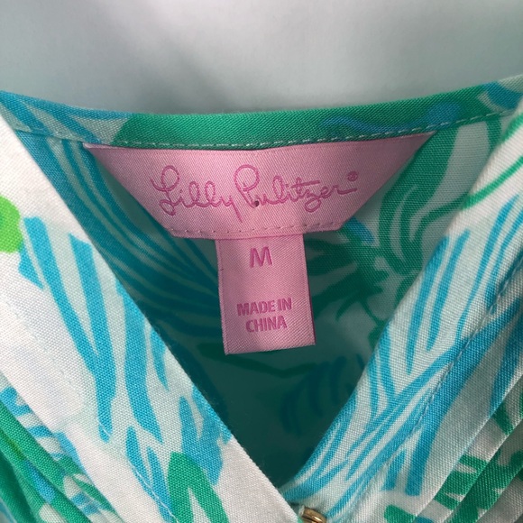 SOLD Lilly Pulitzer Melba Jumpsuit Lagoon - Picture 7 of 8